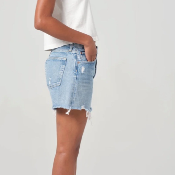 Agolde Parker Long Shorts Swapmeet - Picture 7 of 7